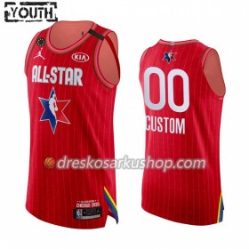 Dječji NBA Dres 2020 All-Star Personalizirani Jordan Brand Kobe Forever Crvena Swingman